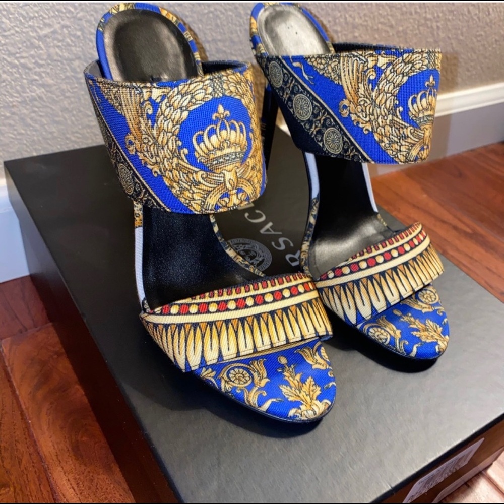 Versace Baroque mules